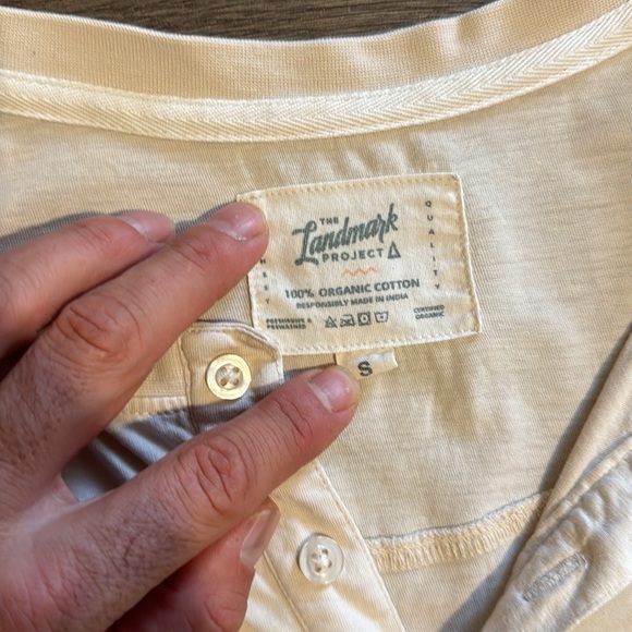 The landmark project, Basecamp unisex pocket Henley size, small, slim fit - Picture 2 of 6